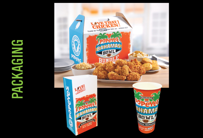 Popeyes Bahamas Bowl Packaging